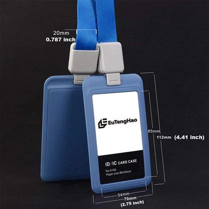 Retractable Badge Reel ID Card Holders Set
