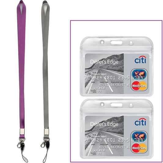 Name Tag Card Holder With Lanyard