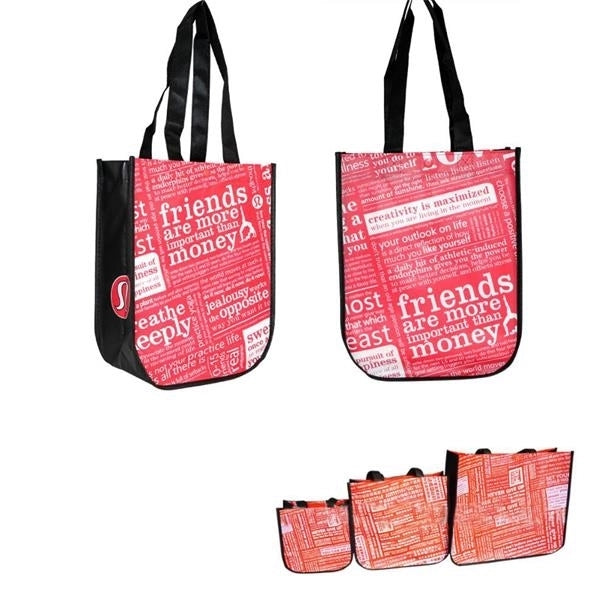 Custom Full Color Round Corner Laminated Bag