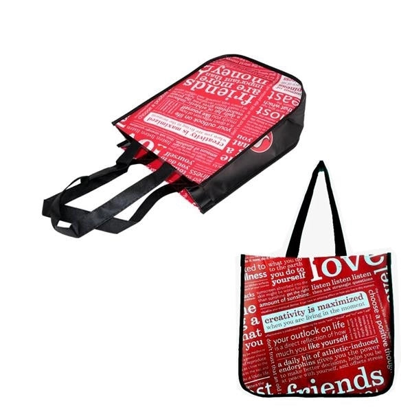 Custom Full Color Round Corner Laminated Bag