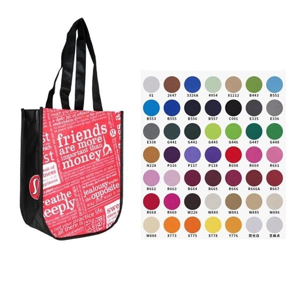 Custom Full Color Round Corner Laminated Bag