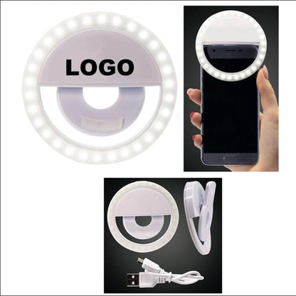 Phone Rechargable Selfie Round LED Ring Fill Light