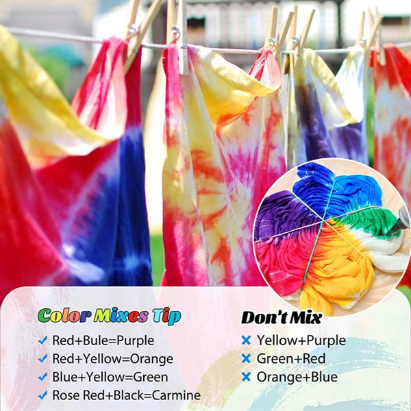 32 Colors Tie Dry DIY Kit