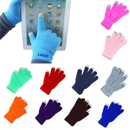 Screen Touch  Knit Gloves For Winter