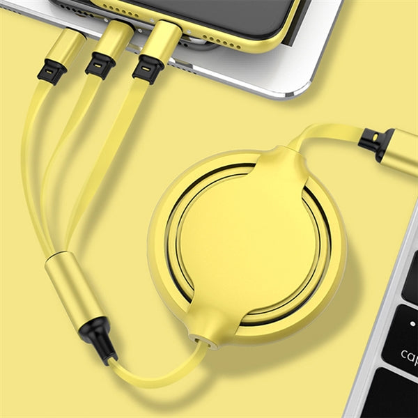 Multi USB Charging Cable  Retractable 3 in 1