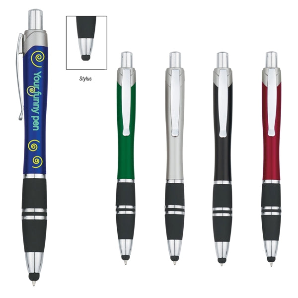 Retractable Pen with Stylus