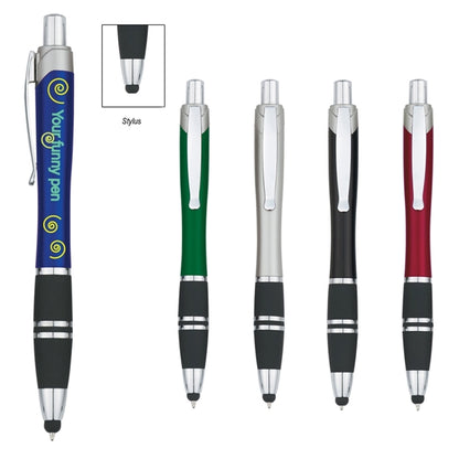 Retractable Pen with Stylus