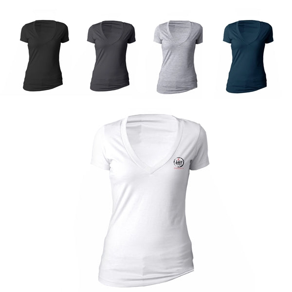 Next Level Deep V-Neck Shirt for Women
