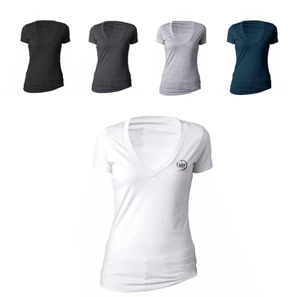 Next Level Deep V-Neck Shirt for Women