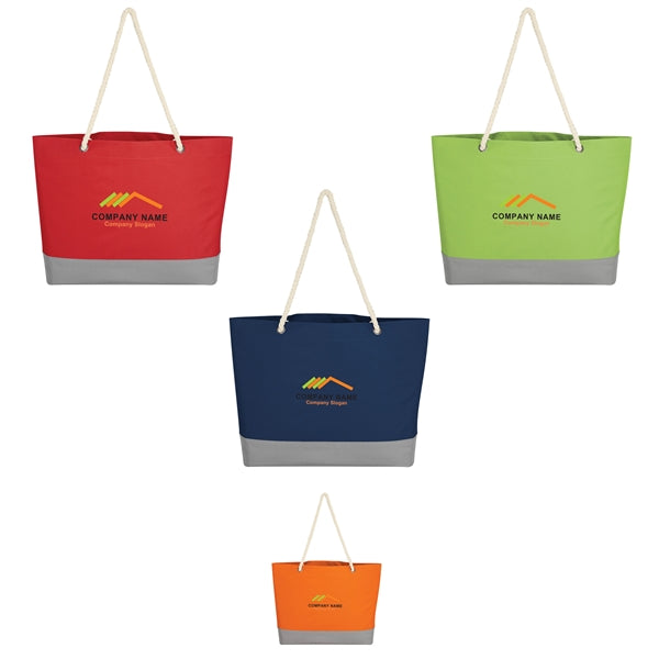 Rope-Handled Beachside Tote