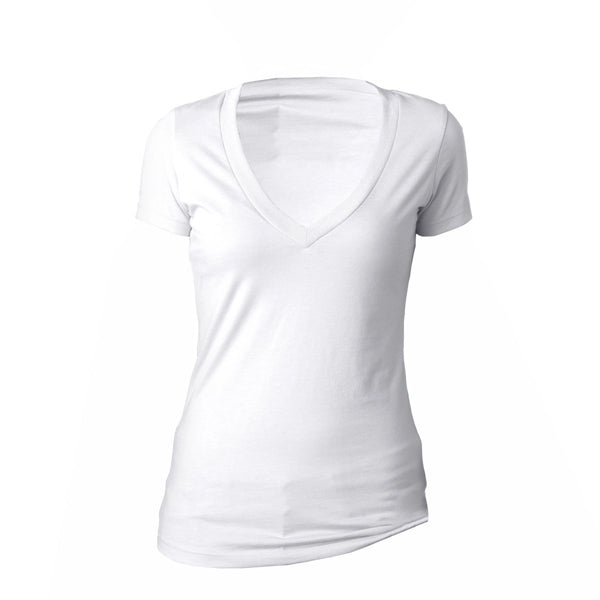 Next Level Deep V-Neck Shirt for Women