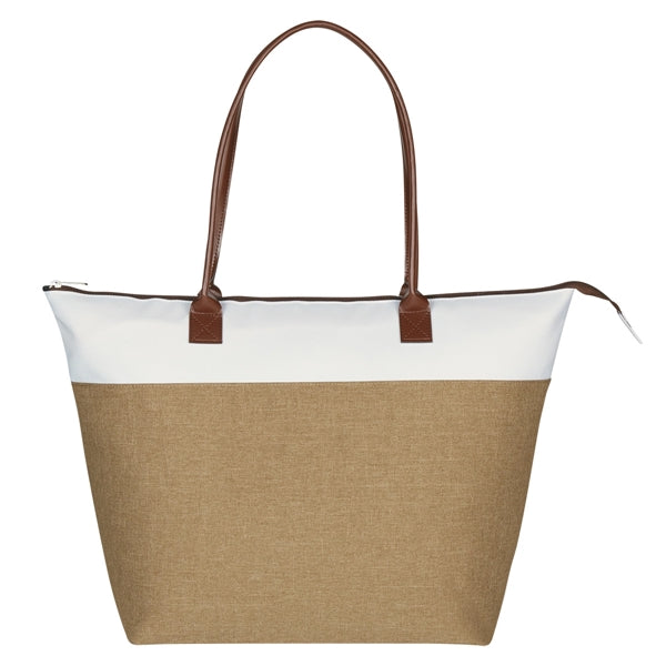 Deluxe Tote Leatherette Tote Bag