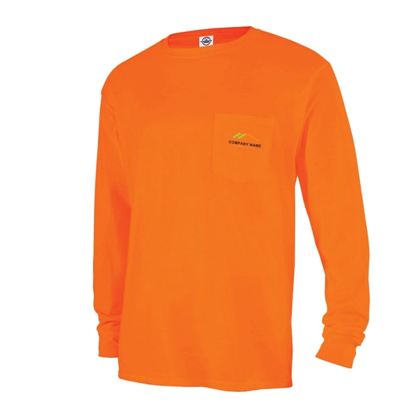 Stylish Long Sleeve Pocket Tee