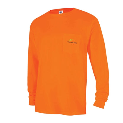 Stylish Long Sleeve Pocket Tee