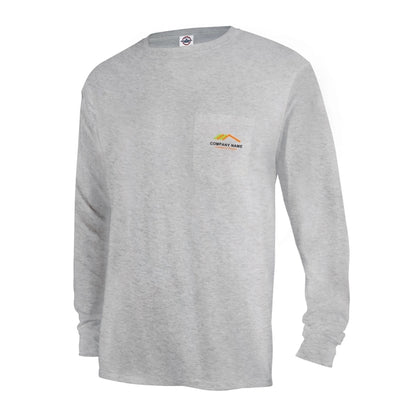 Stylish Long Sleeve Pocket Tee