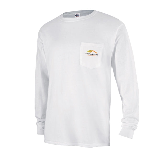 Stylish Long Sleeve Pocket Tee