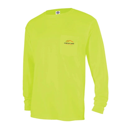 Stylish Long Sleeve Pocket Tee