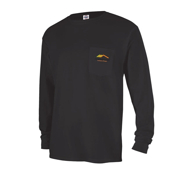 Stylish Long Sleeve Pocket Tee
