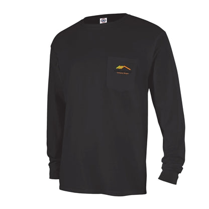 Stylish Long Sleeve Pocket Tee