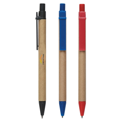 Notebook With Pen And Sticky Flags