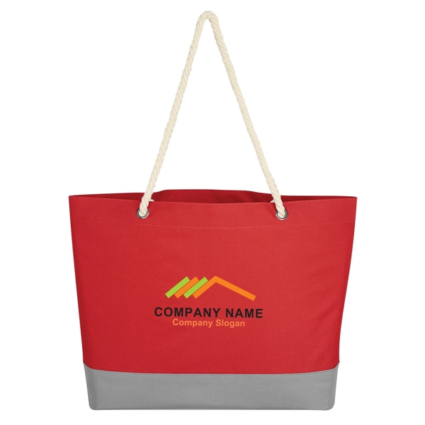 Rope-Handled Beachside Tote