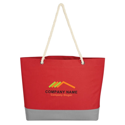 Rope-Handled Beachside Tote