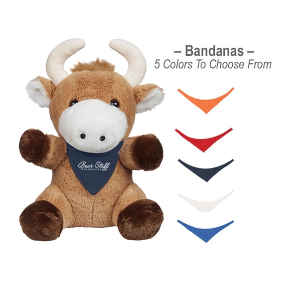 8" Bull Stuff Animal
