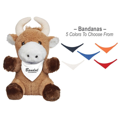 6" Bull Stuff Animal
