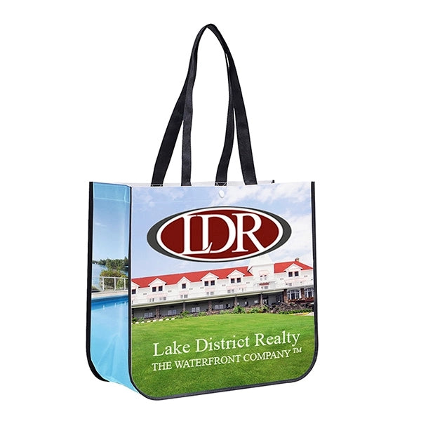 15-3/4" W x 14-1/2" H - Non-Woven Full Color Laminated Wrap