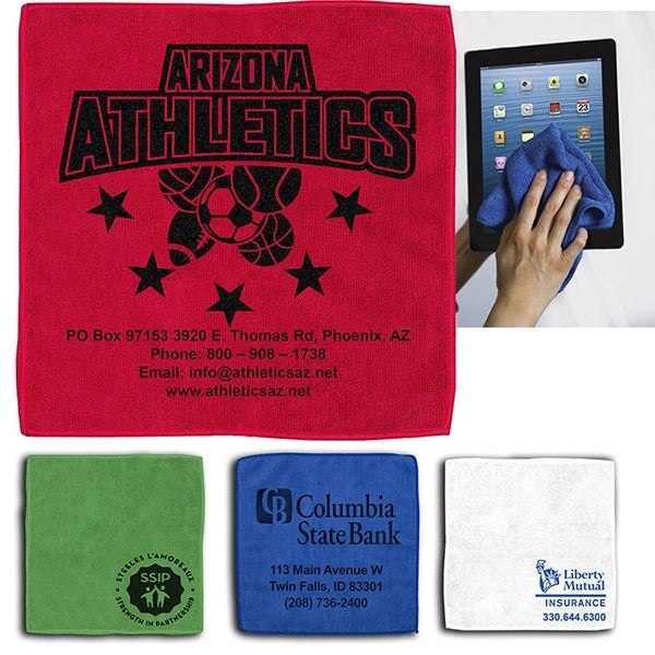 Recycled RPET 300GSM Heavy Duty Microfiber - 12" W X 12" H
