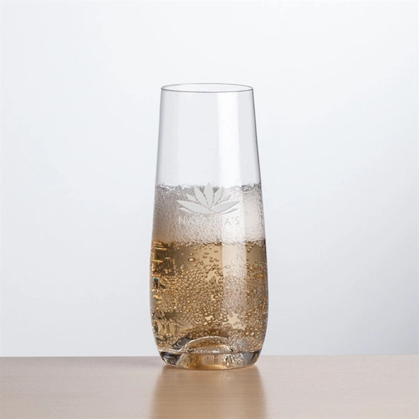 Edderton Stemless Flute - Deep Etch