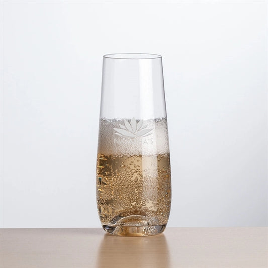 Edderton Stemless Flute - Deep Etch