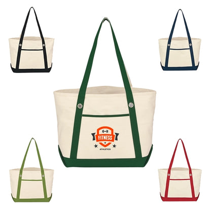 Medium Canvas Tote for Sailing