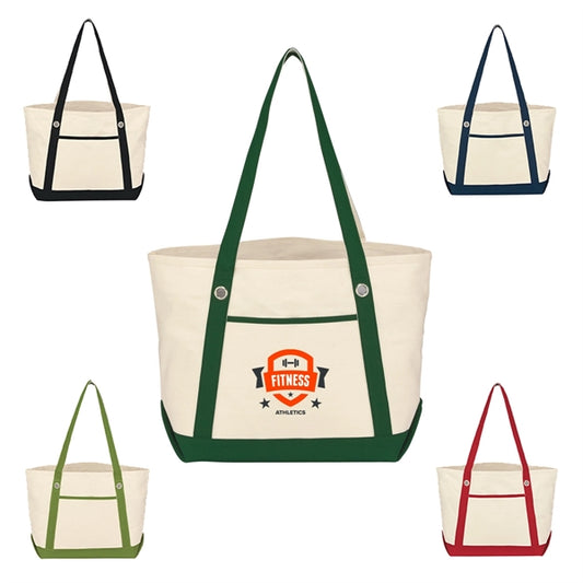 Medium Canvas Tote for Sailing