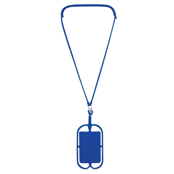 Phone-Holding Silicone Lanyard