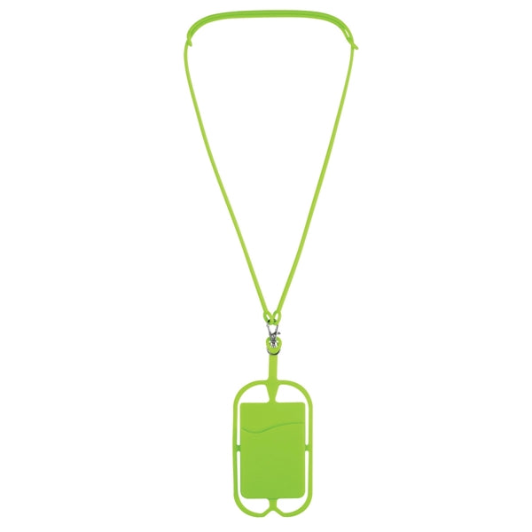 Phone-Holding Silicone Lanyard
