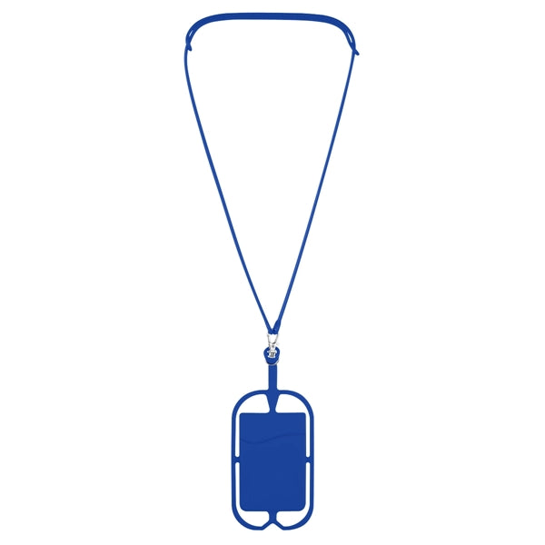Phone-Holding Silicone Lanyard