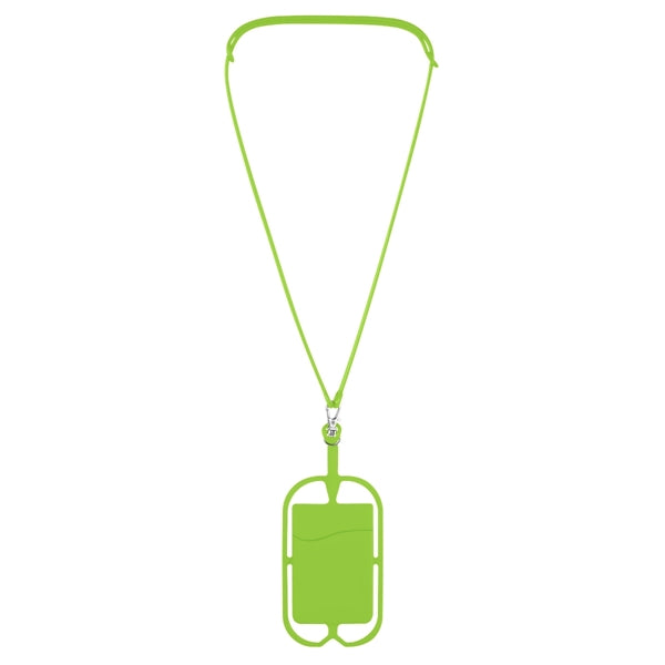 Phone-Holding Silicone Lanyard