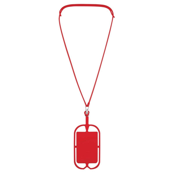 Phone-Holding Silicone Lanyard