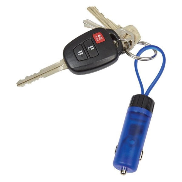 Light-Up Key-Strapped USB Car Charger