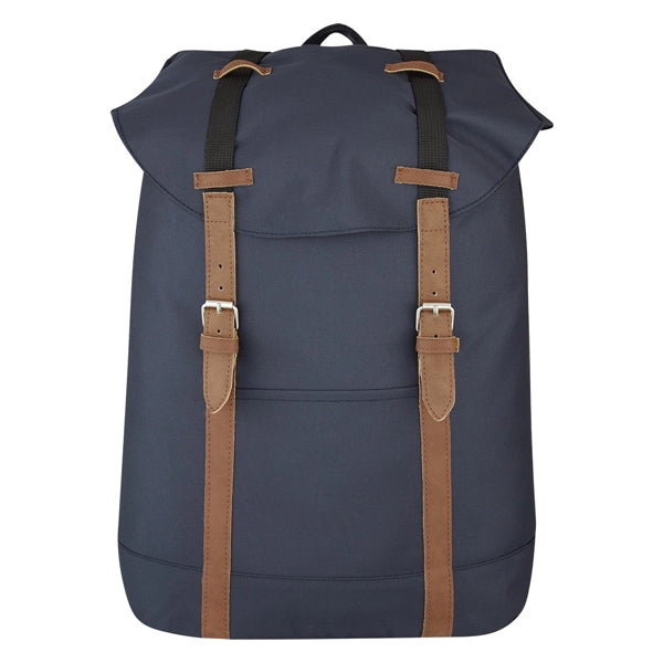 Top-Flapped Drawstring Backpack