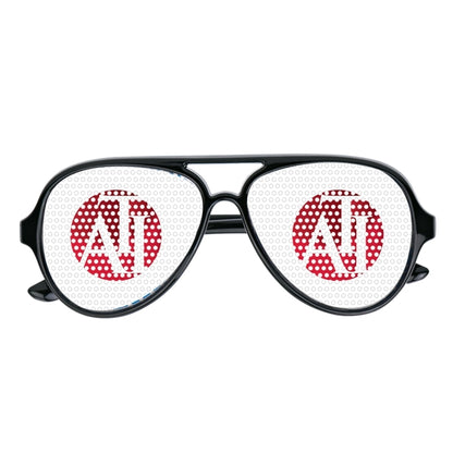 Colorful Glasses with Pinhole Stickers