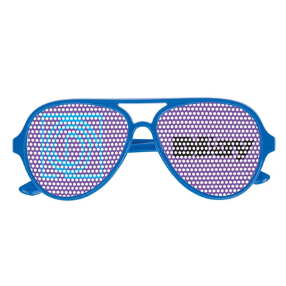 Colorful Glasses with Pinhole Stickers