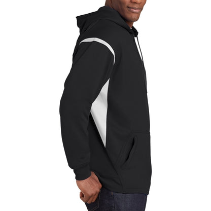 Classy Colorblock Hooded Sweatshirt