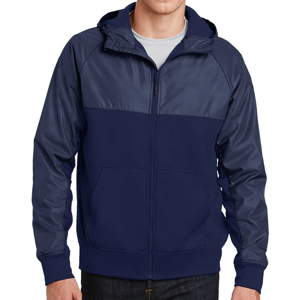Embossed Moisture-Wicking Full Zipper Jacket