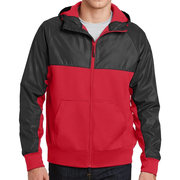 Embossed Moisture-Wicking Full Zipper Jacket