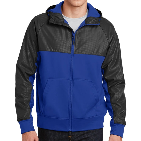 Embossed Moisture-Wicking Full Zipper Jacket