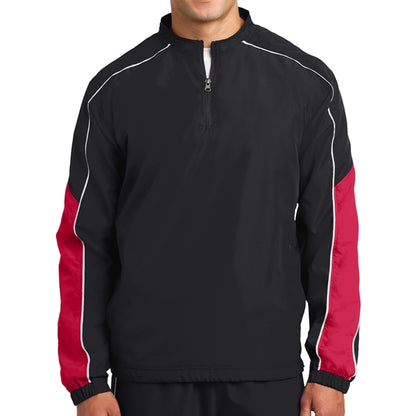 Colorblock Polyester Shirt