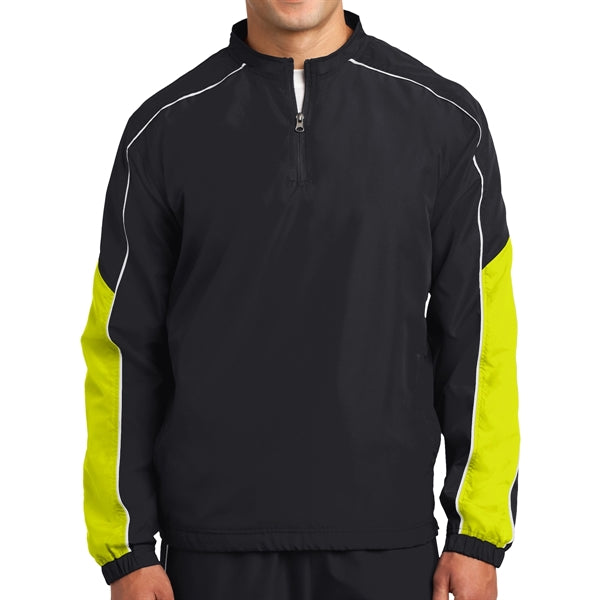 Colorblock Polyester Shirt
