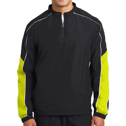 Colorblock Polyester Shirt